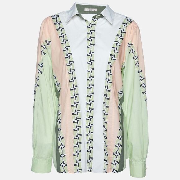 Etro Multicolor Printed Cotton Shirt L